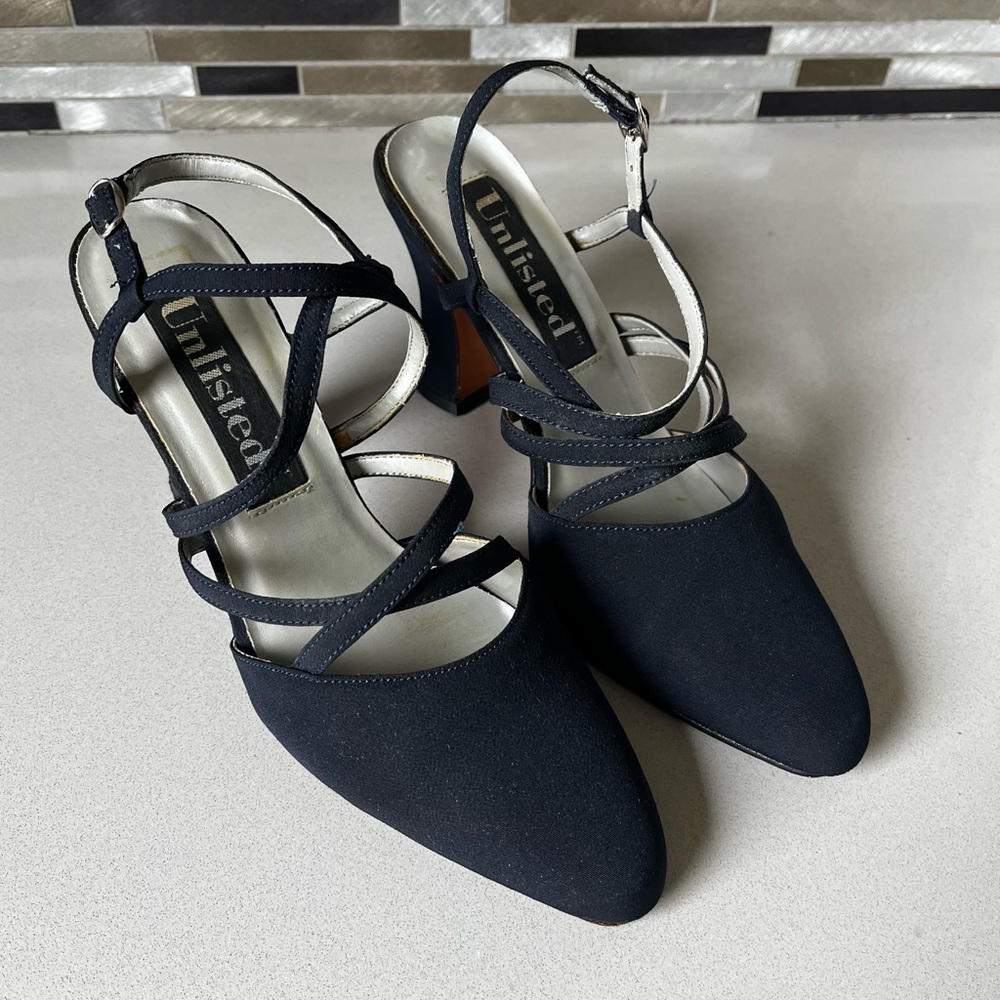 Unlisted by Kenneth Cole Navy blue Women's  Strappy Heels from 00s